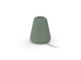 Cone table lamp for Lightguide bulbs (Sage)