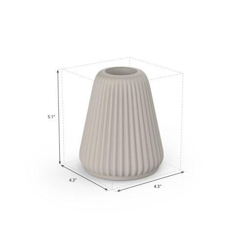 Hue Cone table lamp for Lightguide bulbs (Sand)