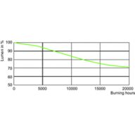Lumen Maintenance Diagram - MASTER CityWh CDO-TT Plus 50W/828 E27