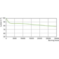 Lumen Maintenance Diagram - MST CosmoWhite CPO-TT Xtra 60W/628 E27