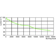 Lumen Maintenance Diagram - MH 400W/640 E40 CL U 1SL/6