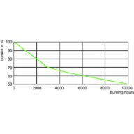 Lumen Maintenance Diagram - MH 175W/640 E40 CL U 1SL/12