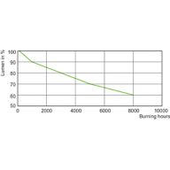Lumen Maintenance Diagram - MASTER MHN-FC 2000W/740 400V XW