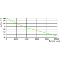 Lumen Maintenance Diagram - MASTER MHN-LA 1000W/842 230V XWH