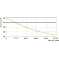 Lumen Maintenance Diagram - MASTER MHN-LA 2000W/842 400V XWH