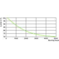 Lumen Maintenance Diagram - MASTER MHN-SA 2000W/956 400V XW UNP/1