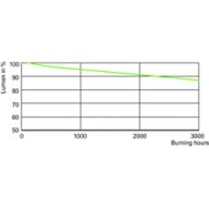 Lumen Maintenance Diagram - MST MHN-SB 2000W/956 400V K12s-7 WH HO