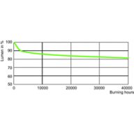 Lumen Maintenance Diagram - MST SON APIA Plus Xtra 70W E27 1SL/24