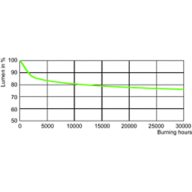 Lumen Maintenance Diagram - SON 50W/220 I E27 1CT/24