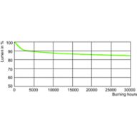 Lumen Maintenance Diagram - MST SON-T PIA Plus 50W/220 E27 1SL/12