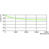 Lumen Maintenance Diagram - MST SON-T PIA Plus 600W/220 E40 1SL/12