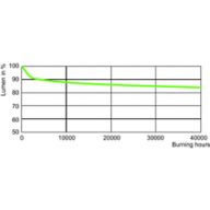 Lumen Maintenance Diagram - MST SON-T APIA Plus Xtra 70W E27 1SL/12