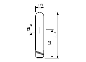 Dimension Drawing (with table) - HPI T 1000W 543 E40 220V 1SL/4