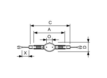  2000.0 W Cable TD 40mm Clear CCT of 5600K