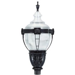 Refractive Globe Post Top with LumiLock LED GX5 (RL34/RL54)